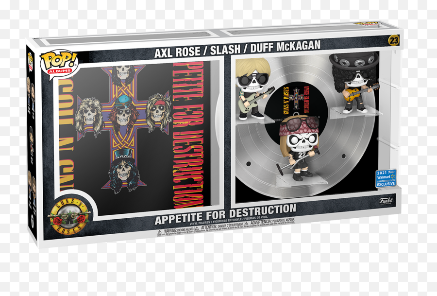 Funko Pop Deluxe Album Guns Nu0027 Roses - Appetite For Destruction Walmart Exclusive Png,Heroes 3 Advanced Water Magic Icon