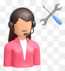 Operator Icon - Download In Line Style Customer Support 3d Png,Operator Icon