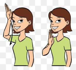 God - Up Sign Language png