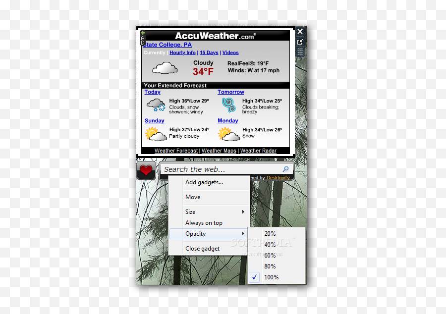 Download Accu Weather Forecast 1440 - Vertical Png,Windows 7 Weather Icon