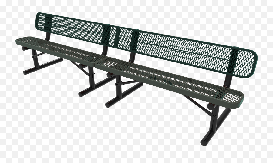 10 - Ft Park Bench With Back The Park Catalog Bench Png,Park Bench Png