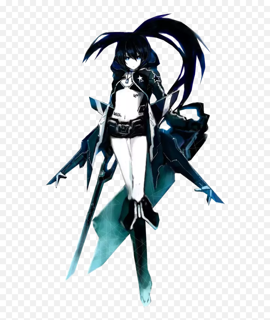 Anime Characters Png 7 Image - Black Rock Shooter Brs,Anime Characters Png
