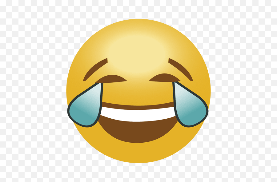 Laugh Crying Emoji Emoticon - Crying Laughing Face Emoji Png,Tear Emoji Png