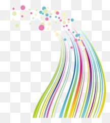 Abstract Lines Png Image Mart - Lineas Abstractas De Color