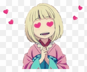 Heart Eyes Anime - Girl png