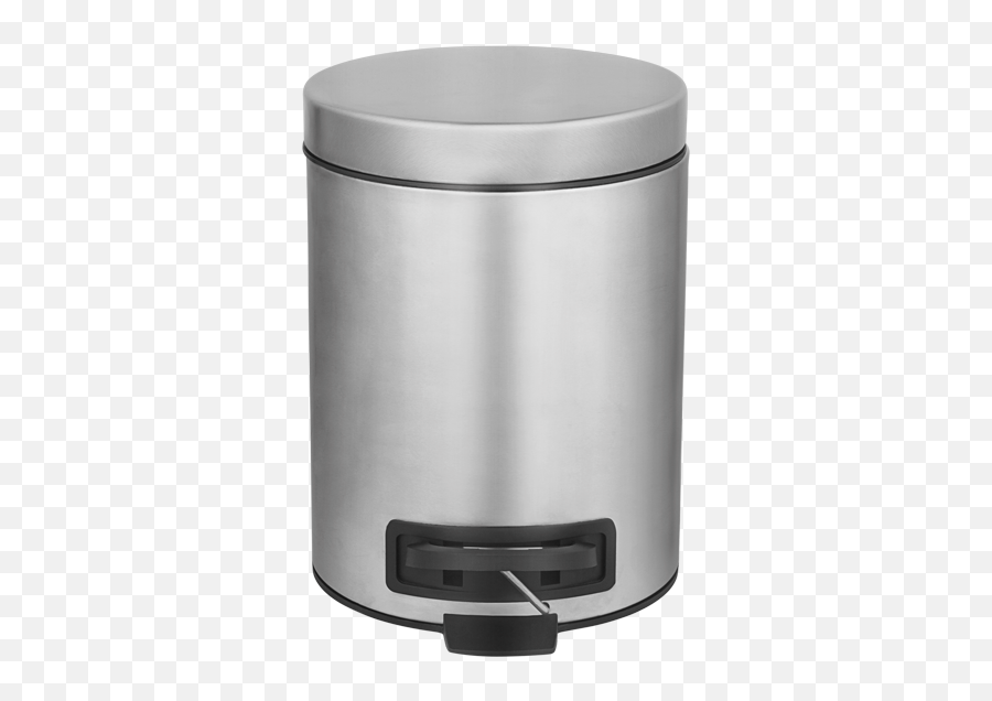 5l Foot Pedal Stainless Steel Trash Can For Household - Door Png,Trash Can Transparent