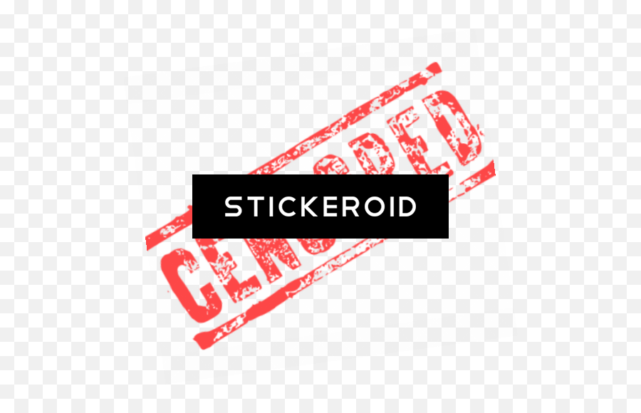 Censored Stamp Tile Coaster - Censored Sign Png,Censored Png