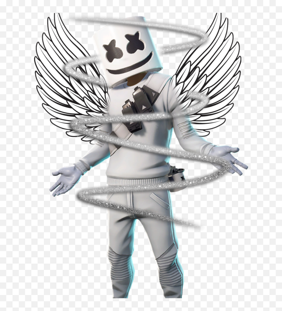 Fortnite Marshmello Skin Png Transparente Download Grátis - Skin Marshmello Fortnite Png,Marshmello Png