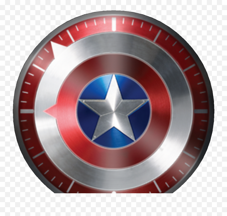 Captain America Shield Logo Png - Captain America Watch Face,Captian America Logo