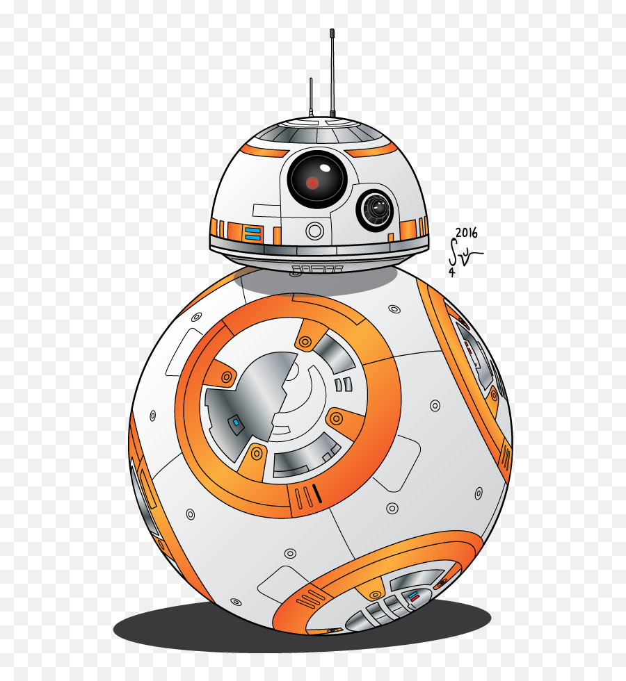 Pin Star Wars Bb8 Cartoon Png Bb - 8 Png