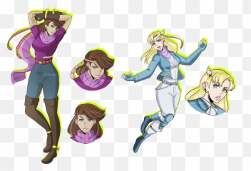 Rule 63 Joseph Joestar Caesar - Jojo Bizarre Adventure Genderswap Png,Joseph Joestar Png