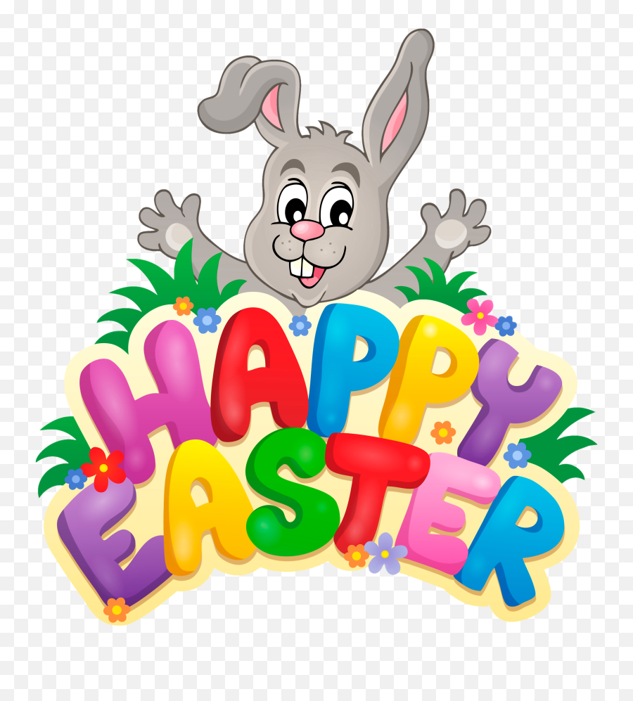 Easter Bunny Clip Art Png Happy