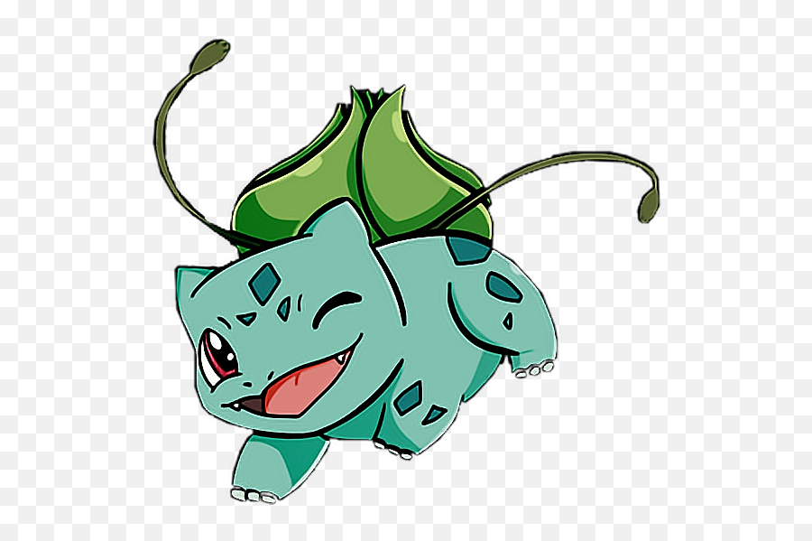 Bulbasaur Pokémon Credittoartist Dizzyleaf Freetoedit - Drawing Of Bulbasaur Png,Bulbasaur Transparent