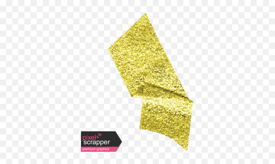 Glitter Washi Tape - Light Yellow Tape Graphic By Janet Paper Png,Yellow Tape Png