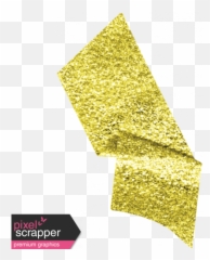 Glitter Washi Tape - Light Yellow graphic by Janet Paper png