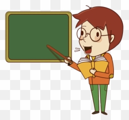 Drawing Teacher Clip Art - Handpainted teacher png download Transparent Background Cartoon Character Clipart