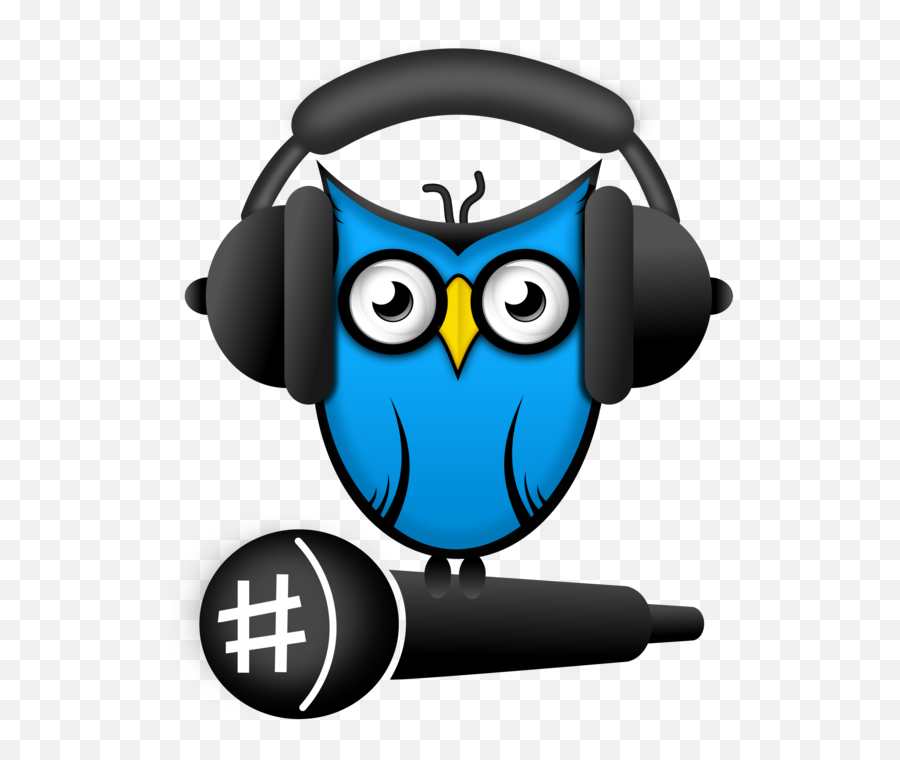 Owlheadphonesbird Png Clipart - Royalty Free Svg Png Headphones And Microphone Clip Art,Headphones Logo