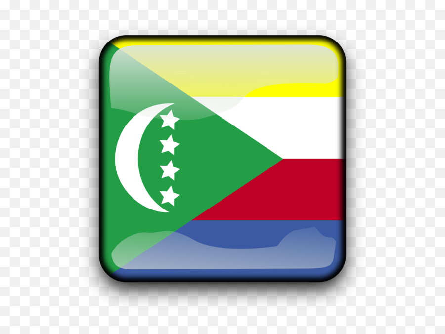 Flag Of The Comoros Chad Turkey - South East Green Yellow White Red And Blue Flag Png,Turkey Flag Png