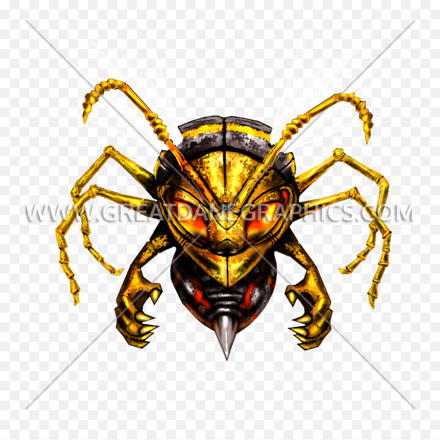 Hovering Hornet Production Ready Artwork For T - Shirt Printing Hornet Artwork Png,Hornet Png