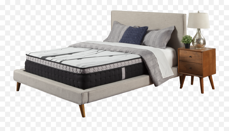 Genesis L - Series 12inch Mattress Plush Luxury Foam Bed Frame Png,Mattress Png