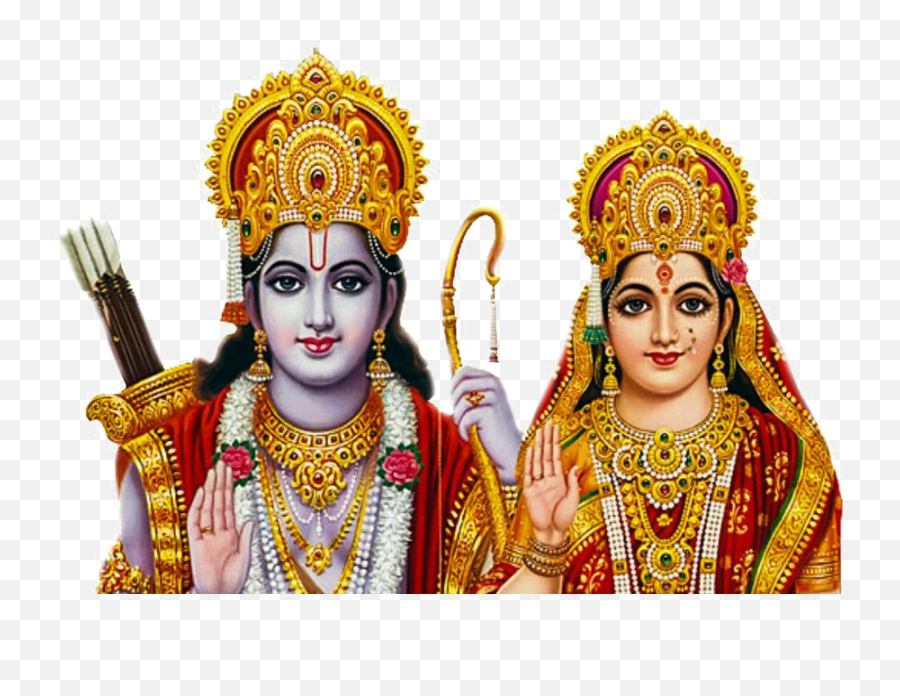 Sita Ram Png Transparent Image - Shri Ram And Sita,Ram Png