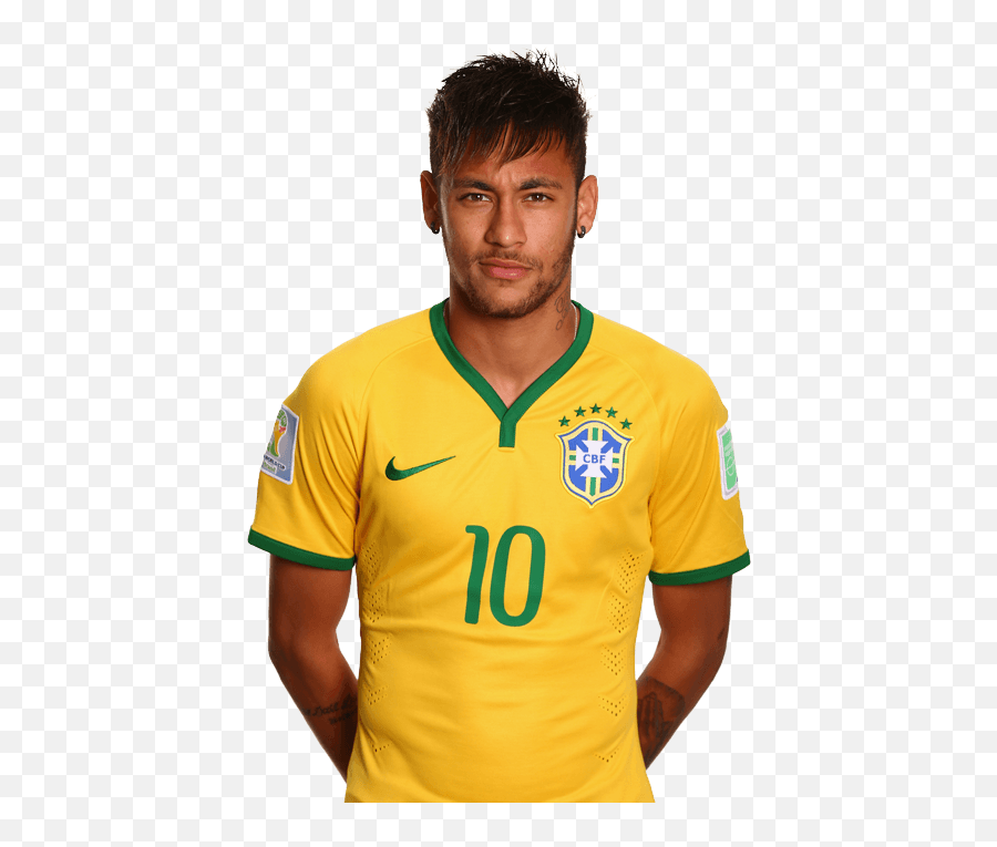 Neymar Jr Brazil Png Transparent - Neymar World Cup 2014 Hairstyle,Neymar Png