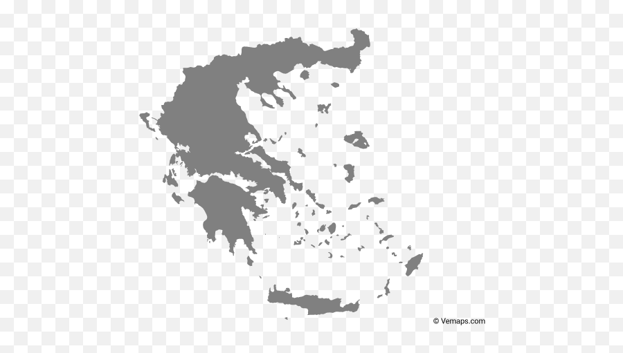 Vector Maps Of Greece - Greece Map Vector Png,Map Png