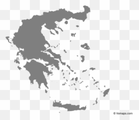 Vector Maps Of Greece - png