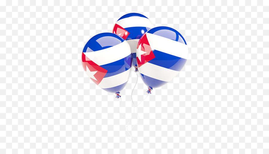 Three Balloons - Cuba Balloon Flag Png,Cuban Flag Png