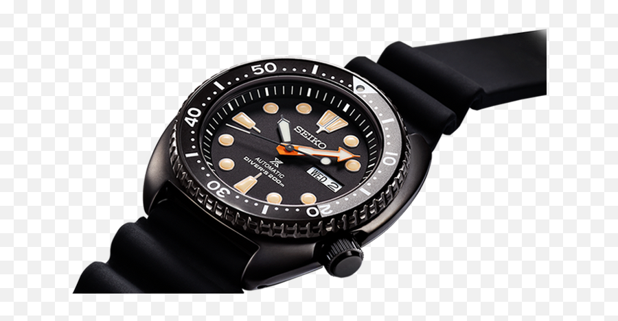 The Black Series Sea Prospex Seiko Watch Corporation - Black Seiko Divers Watch Png,Watch Hands Png
