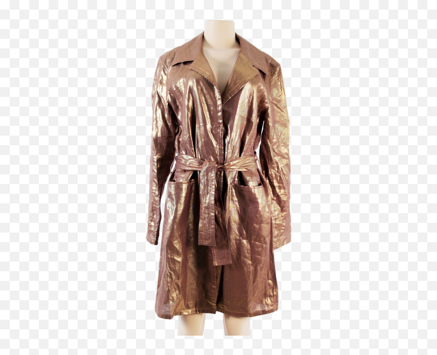 Christian Dior Metallic Linen Trench Coat - Trench Coat Trench Coat Png,Trench Coat Png