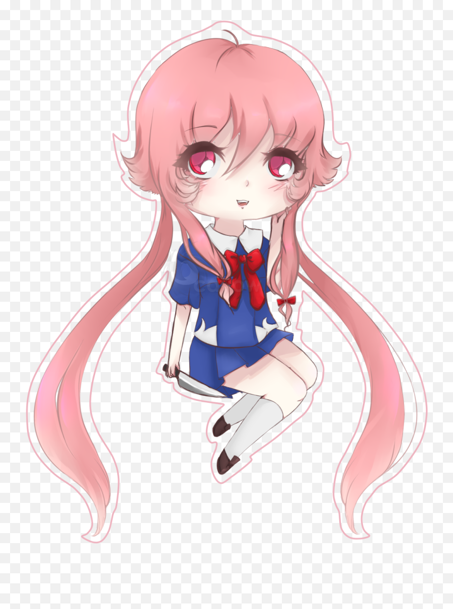 Cayow - Yuno Gasai Chibi Yuno Gasai Chibi Png,Yuno Gasai Png