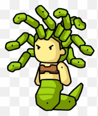 8 Bit - Scribblenauts Unlimited Creatures Png,Medusa Png