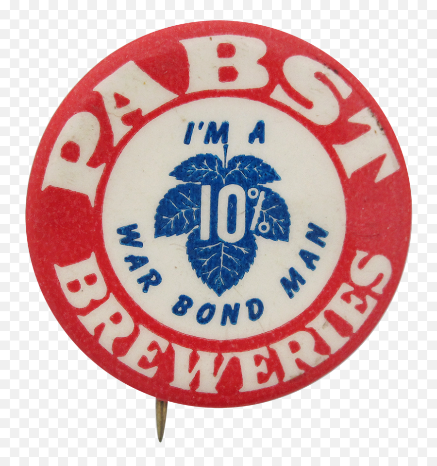Pabst Breweries War Bond Man - Circle Png,Pabst Logo