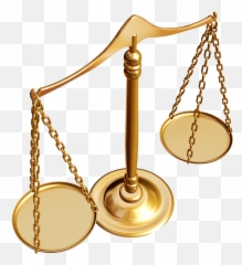 Brass Scales Balance Design Png - Dust On A