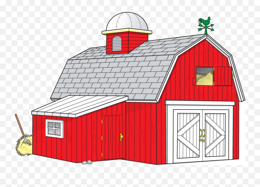 Farmhouse Clipart Images - Old Barn Clipart Png,Farmhouse Png