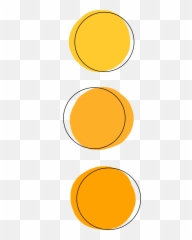 Orange Yellow Circle Circles Sticker - Picsart png