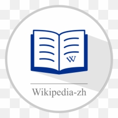 Wikipedia Zh Book Logo - Vector Graphics png