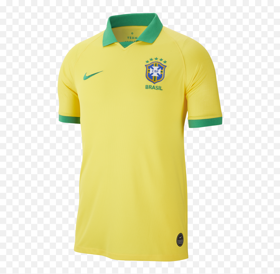 Nike Mens Brazil Home Soccer Jersey - Thiago Silva Brazil Jersey Png,Soccer Jersey Png