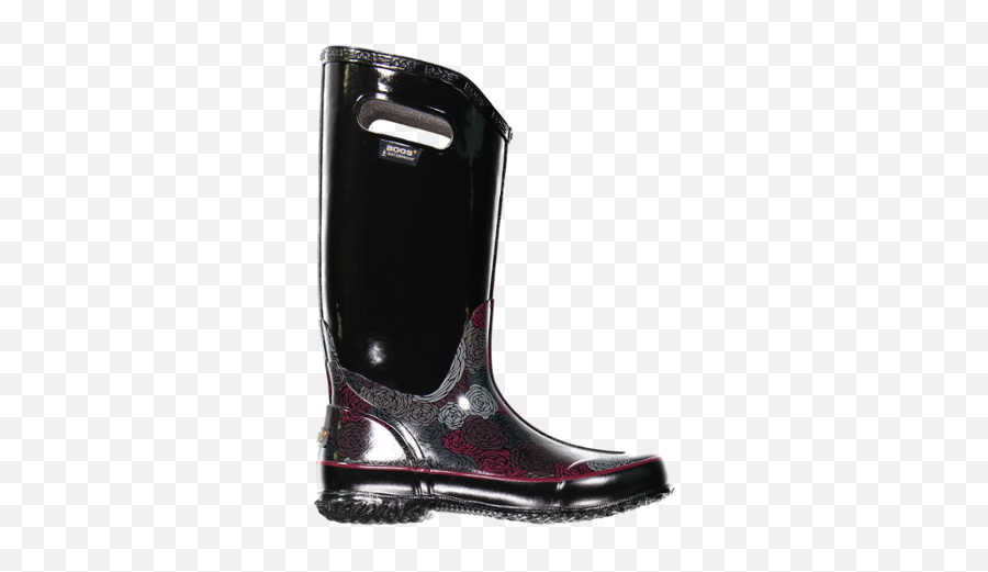 Used Bogs Rainboot Rosey Rain Boots - Round Toe Png,Icon Womens Riding Boots