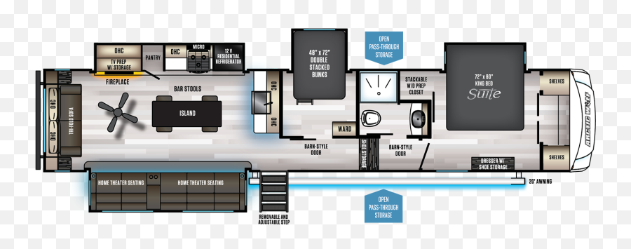 2021 Forest River Cherokee Arctic Wolf 3880suite Bunkhouse 2 Bedroom Fifth Wheel Png Icon Dual Tank Bluetooth - controlled Combat Tanks