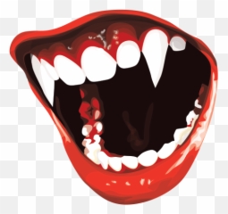 Dracula Vampire Teeth Bite - Vampire Tooth Sticker Png,Vampire Teeth Png