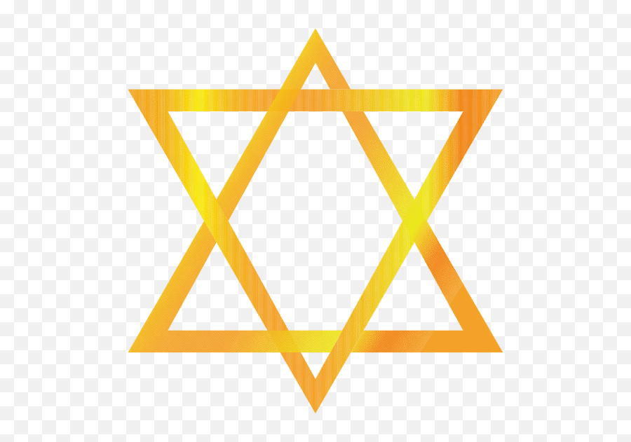 Isolated Golden Jewish Star - Canva Png,Jewish Star Icon