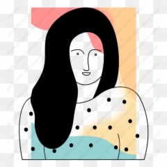 Download Woman Vector Icon Inventicons - Hair Design png