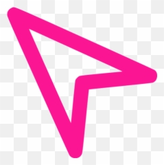 Deep Pink Cursor 3 Icon - Free deep icons Transparent Pink Mouse Cursor png