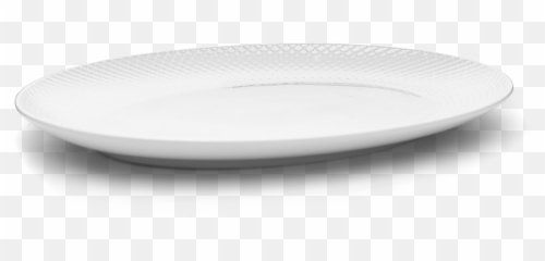 White Porcelain Rhombe W35 Serving Dish - png