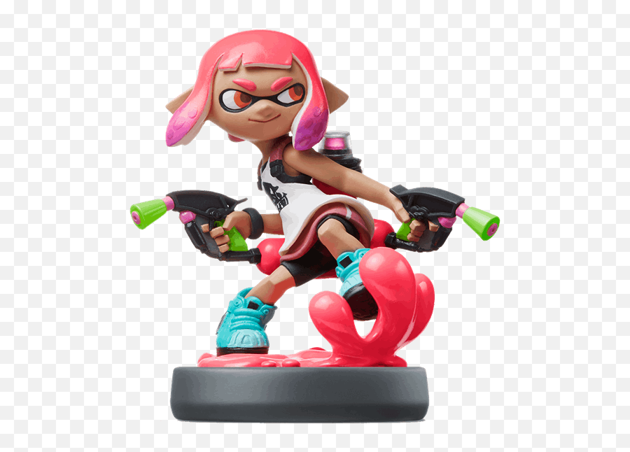 Nintendo Amiibo - Inkling Girl Splatoon 2 Amiibo Png,Inkling Png