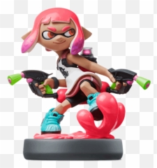 Nintendo Amiibo - Inkling Girl Splatoon 2 Amiibo Png,Inkling Png