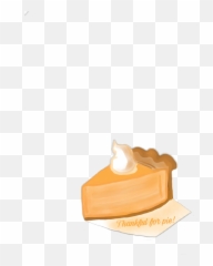 Transparent Pumpkin Pie Slice Clipart - Png Download Full Cake Decorating Supply