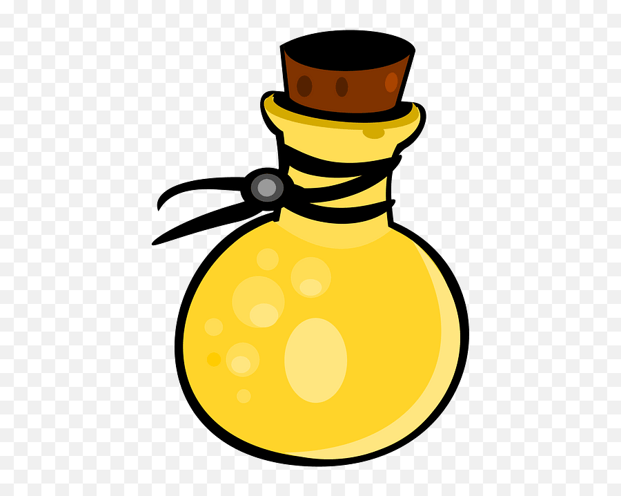 Yellow Potion Clipart Free Download Transparent Png - Clipart Red Potion Bottle,Potion Icon